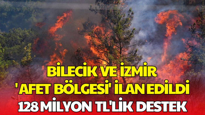 Bilecik ve İzmir 'Genel Hayata Etkili Afet Bölgesi' İlan Edildi